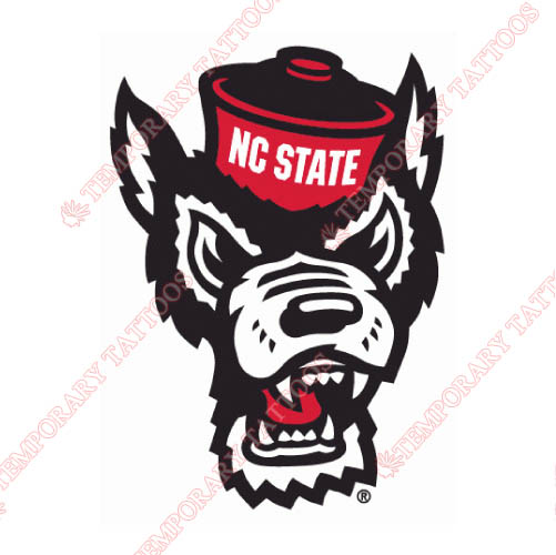 North Carolina State Wolfpack Customize Temporary Tattoos Stickers NO.5492
